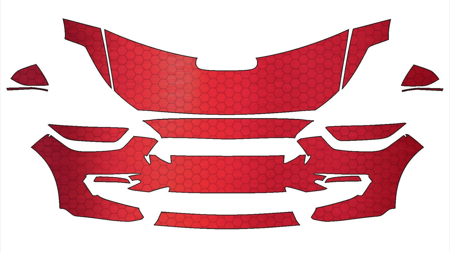 Ford Mustang Shelby GT350 / GT350R (2016–2020) Front Paint Protection Film Kit | Pre-Cut PPF