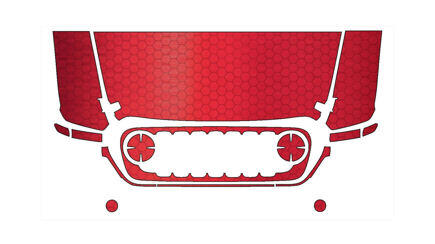 Jeep Gladiator (2024–2025) Front Paint Protection Film Kit | Pre-Cut PPF