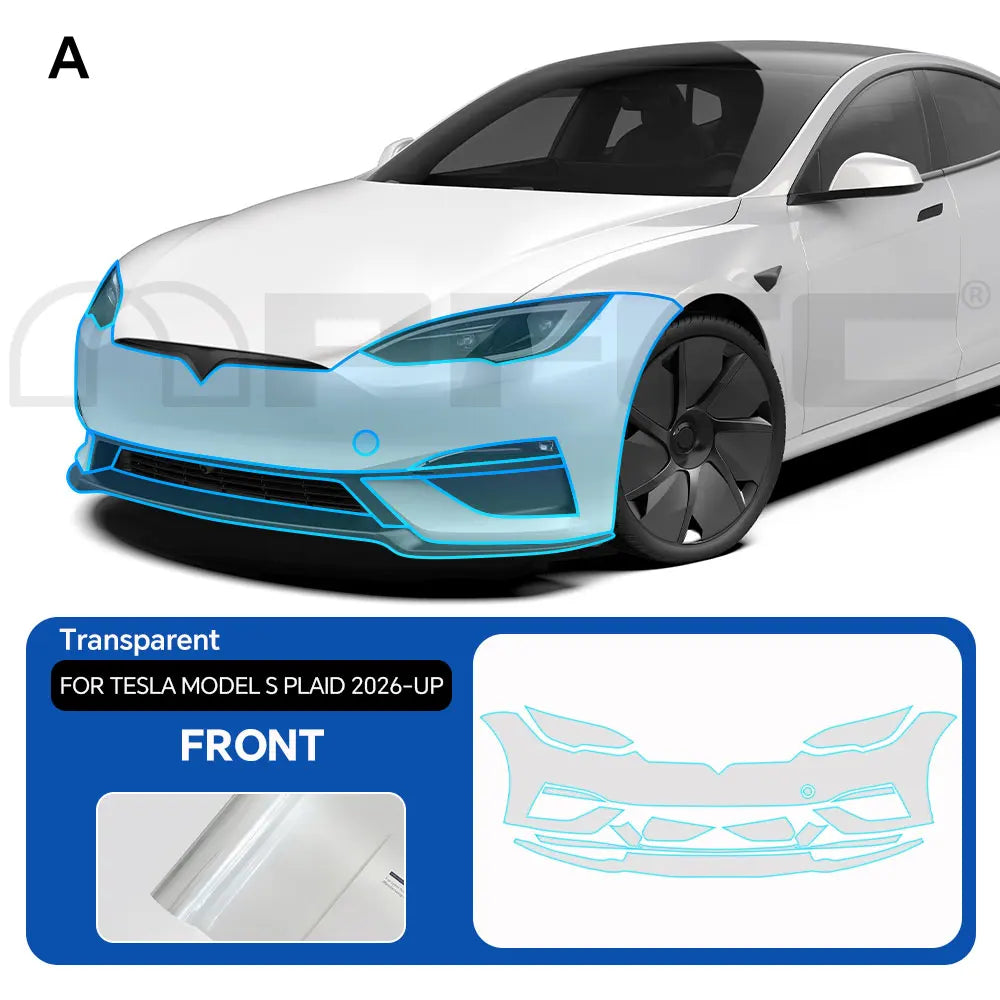 PPF Pre-Cut Kit — 2026 Tesla Model S Plaid — Full Vehicle