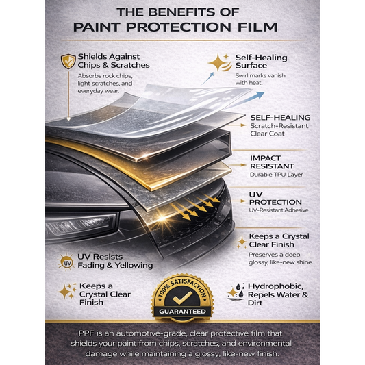 Ford Ranger Raptor (2024-2026) Headlight PPF Protection Kit - Pre-Cut