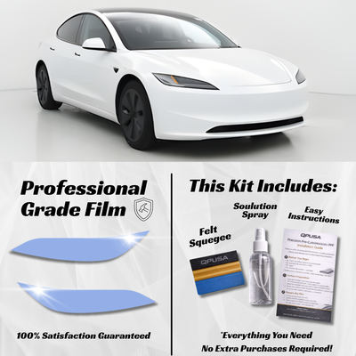 Headlight Paint Protection Film for Tesla Model 3 Highland (2024-2026)