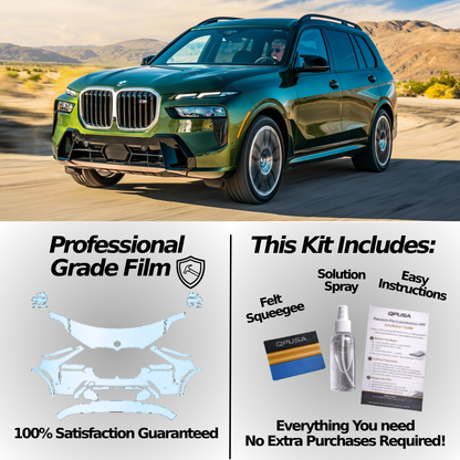 Full Front Paint Protection Film for BMW X7 xDrive40i (2023–2025)