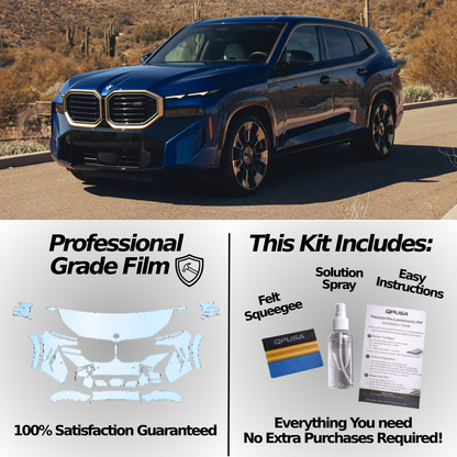 Full Front Paint Protection Film for BMW XM (2023–2025)