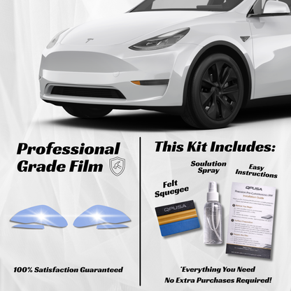 Tesla Model Y Headlight PPF Protection Kit (2020-2025)