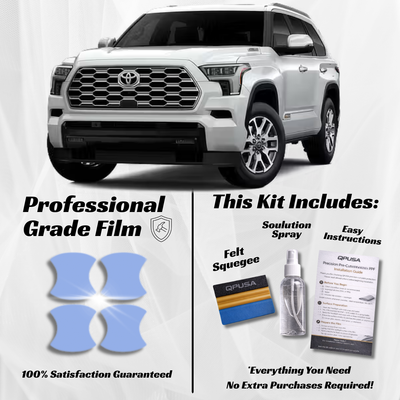 Door Handle Guards Paint Protection Film for Toyota Sequoia (2023-2026)