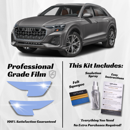 Audi Q8 (2024-2026) Headlight PPF Protection Kit - Pre-Cut
