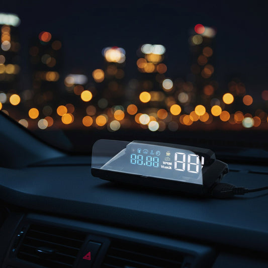 GPS Head-Up Display — Windshield Speedometer Projector