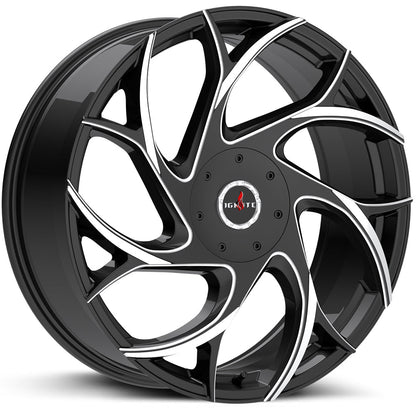Inferno Gloss Black Milled Tips