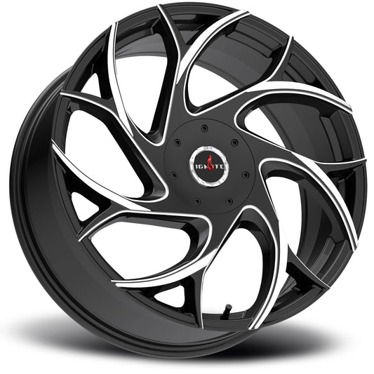 Inferno Gloss Black Milled Tips