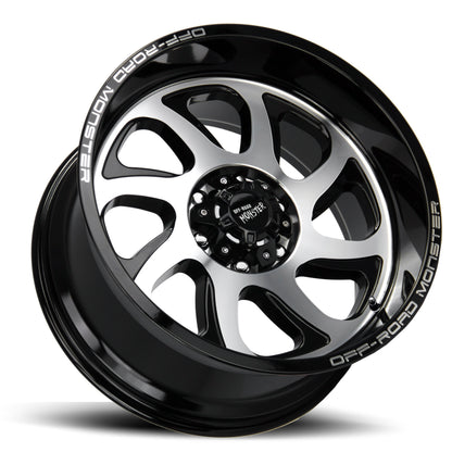 M22 Gloss Black Machined