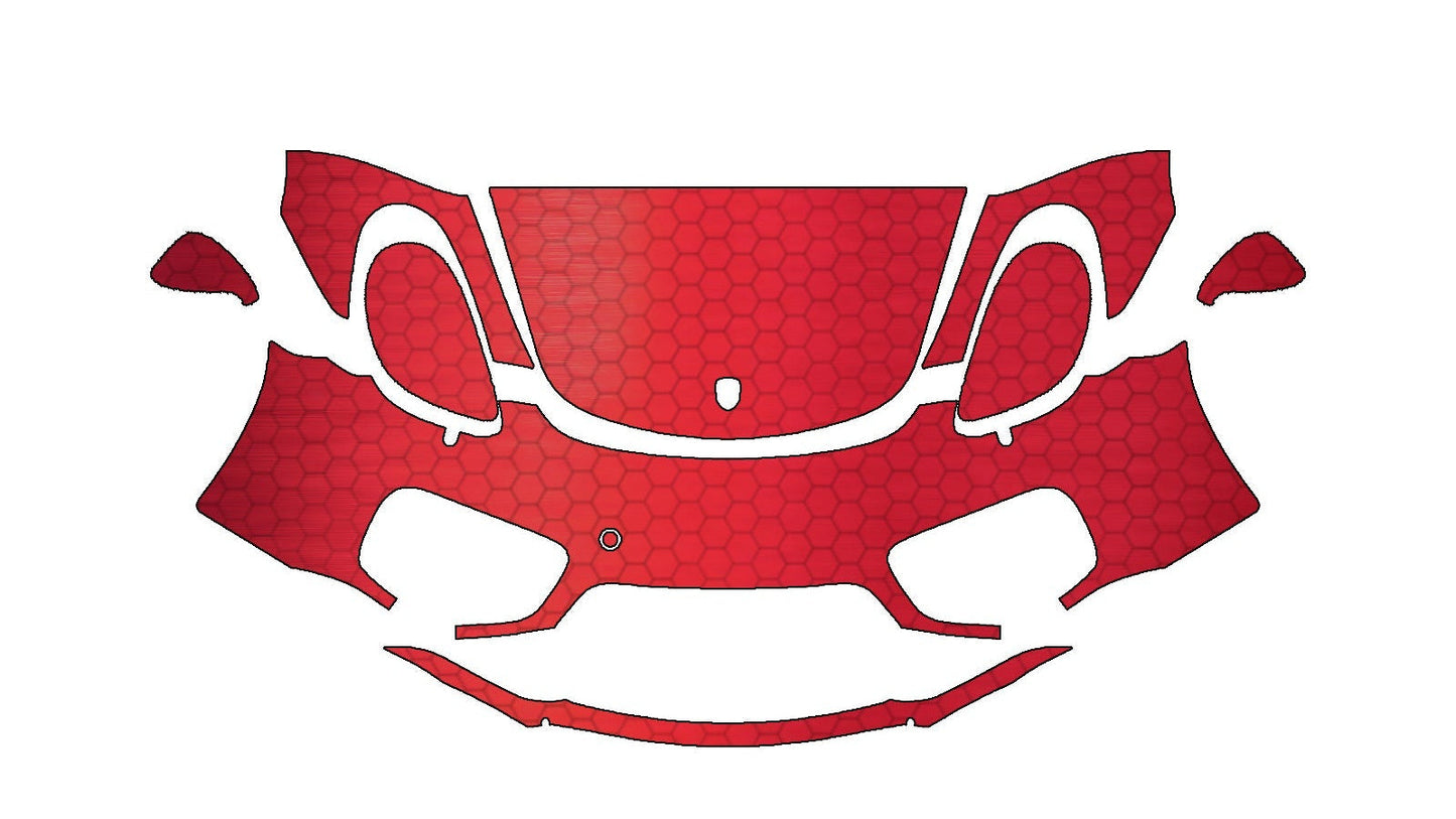 Porsche Cayman / Cayman S (2013–2016) Front Paint Protection Film Kit | Pre-Cut PPF