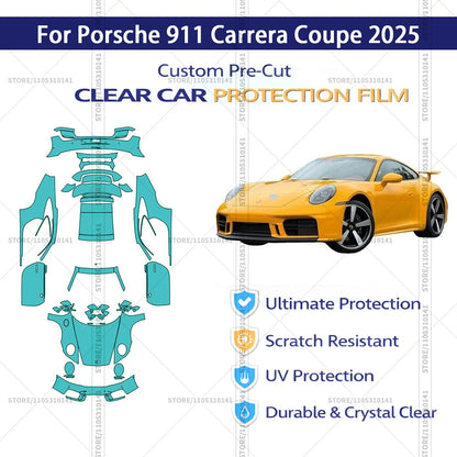PPF Pre-Cut Kit — 2025 Porsche 911 Carrera Coupe — Full Vehicle