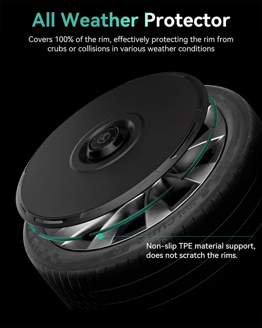 Haloblk Hub Caps — Tesla Model Y Juniper (19"/20")