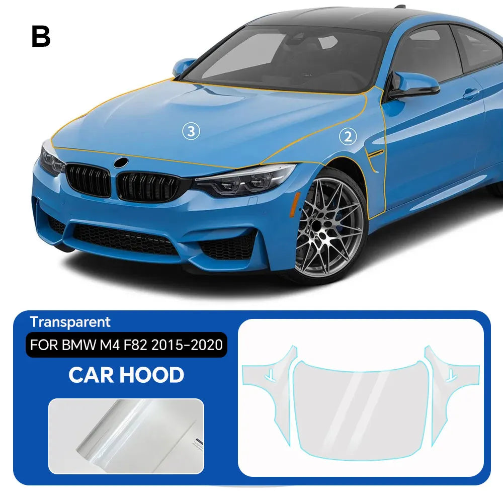 PPF Pre-Cut Kit — 2015-2020 BMW M4 F82 — Full Vehicle