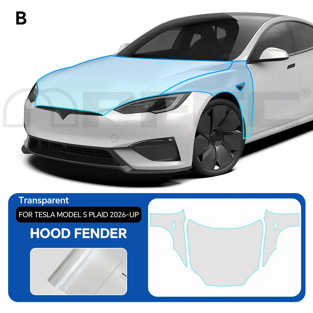 PPF Pre-Cut Kit — 2026 Tesla Model S Plaid — Full Vehicle