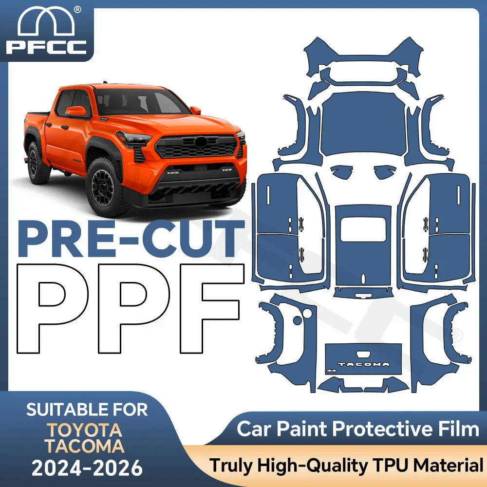 PPF Pre-Cut Kit — 2024-2026 Toyota Tacoma — Full Vehicle
