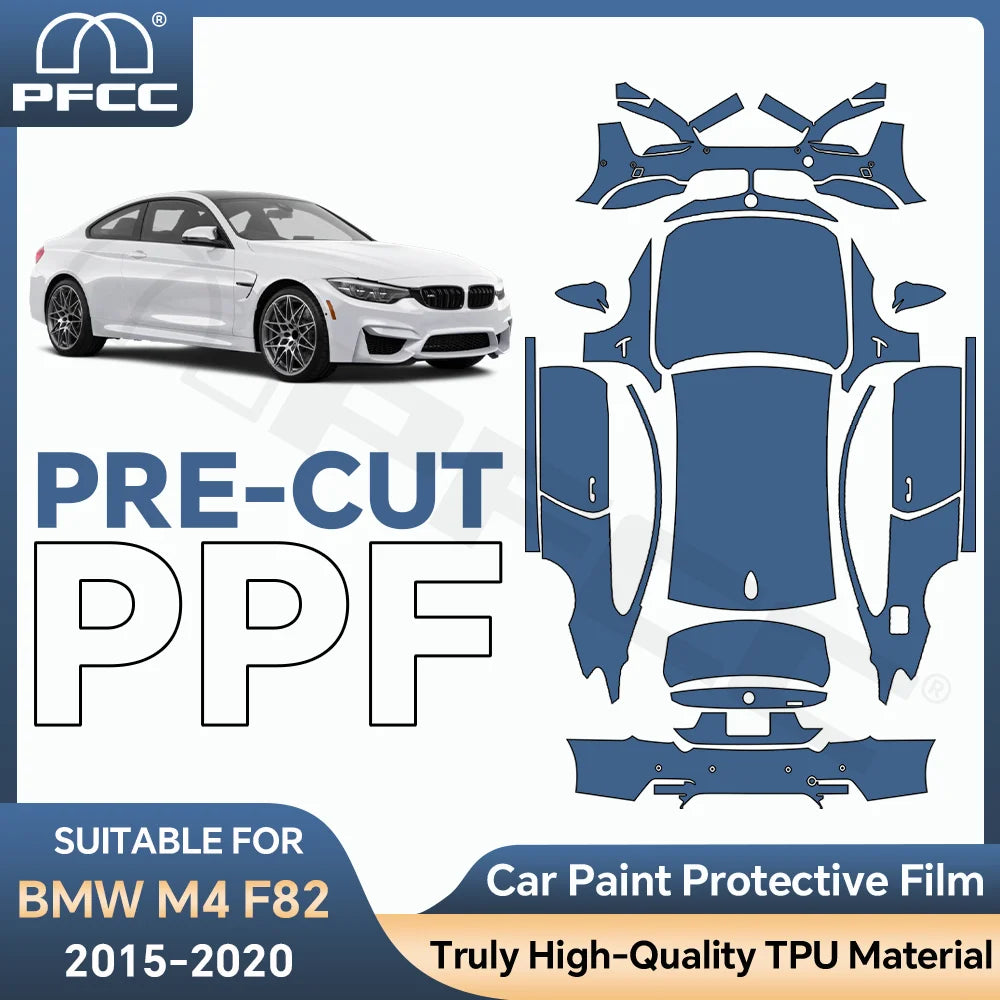 PPF Pre-Cut Kit — 2015-2020 BMW M4 F82 — Full Vehicle