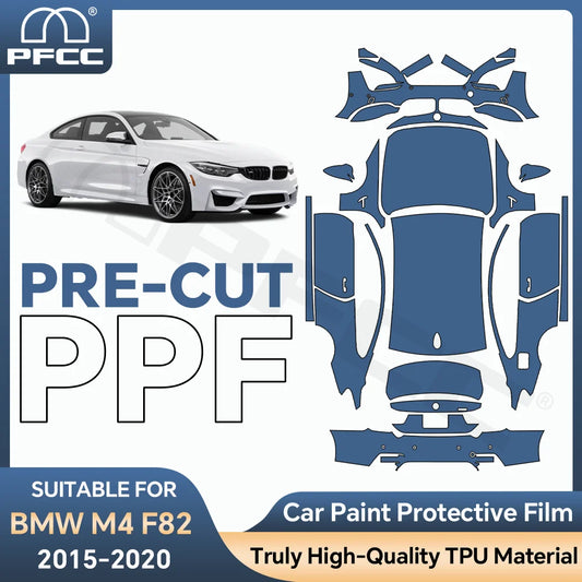 PPF Pre-Cut Kit — 2015-2020 BMW M4 F82 — Full Vehicle