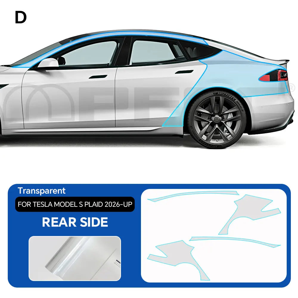 PPF Pre-Cut Kit — 2026 Tesla Model S Plaid — Full Vehicle