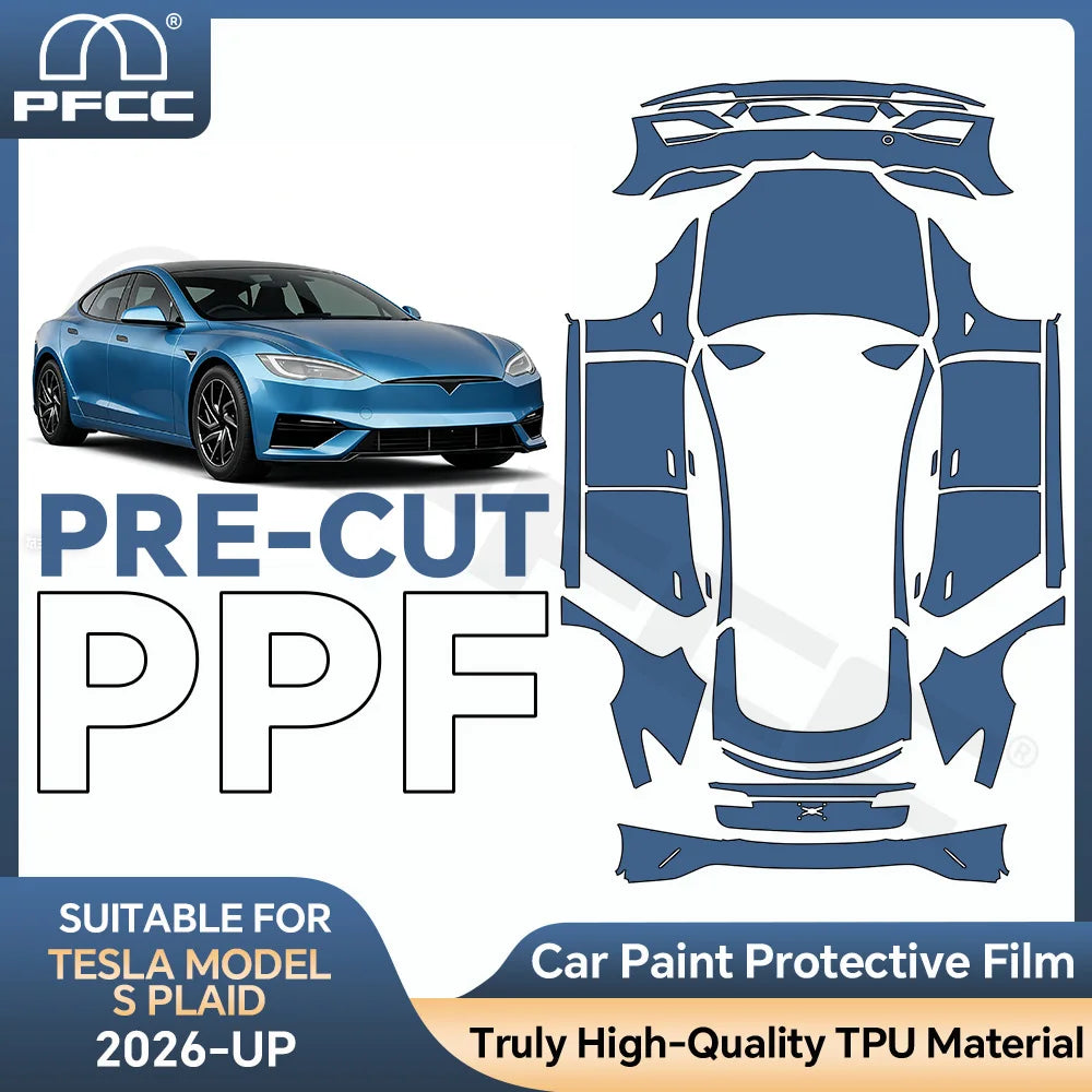 PPF Pre-Cut Kit — 2026 Tesla Model S Plaid — Full Vehicle