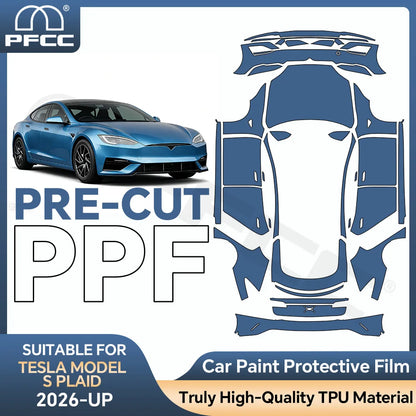 PPF Pre-Cut Kit — 2026 Tesla Model S Plaid — Full Vehicle