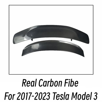 Real Carbon Fiber GT-Style Rear Trunk Lid Lip Spoiler for Tesla Model 3 (2017–2023) | Body Kit