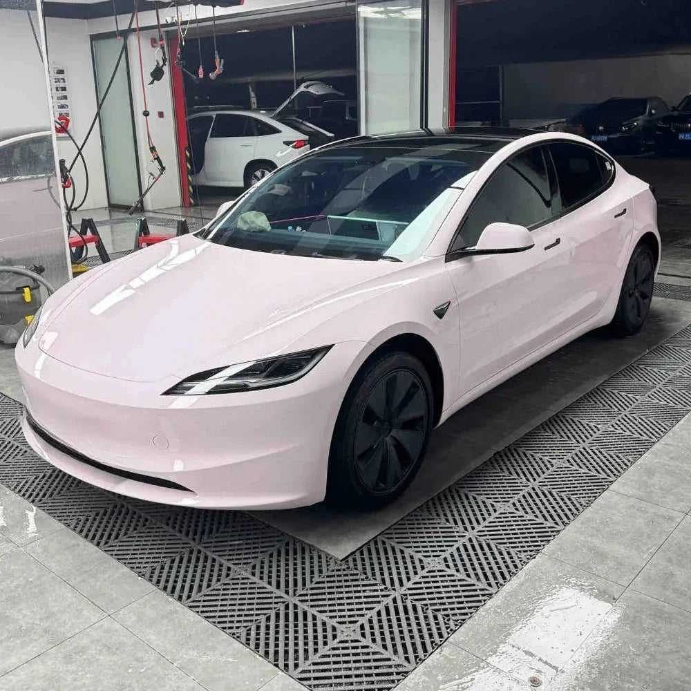 Precut Color Change PPF for Tesla Model 3 Highland (2024–2025) | Black & Glacier Blue PET Film