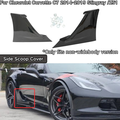 Side Vent Scoop Cover for Chevrolet Corvette C7 Stingray / Z51 (2014–2019) | ABS Body Kit