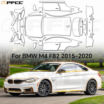 PPF Pre-Cut Kit — 2015-2020 BMW M4 F82 — Full Vehicle