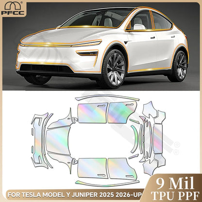 Precut PPF for Tesla Model Y Juniper (2025–2026) | 9-Mil Anti-Scratch TPU Film Full Coverage