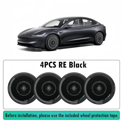 Haloblk Hub Caps — Tesla Model Y Juniper (19"/20")
