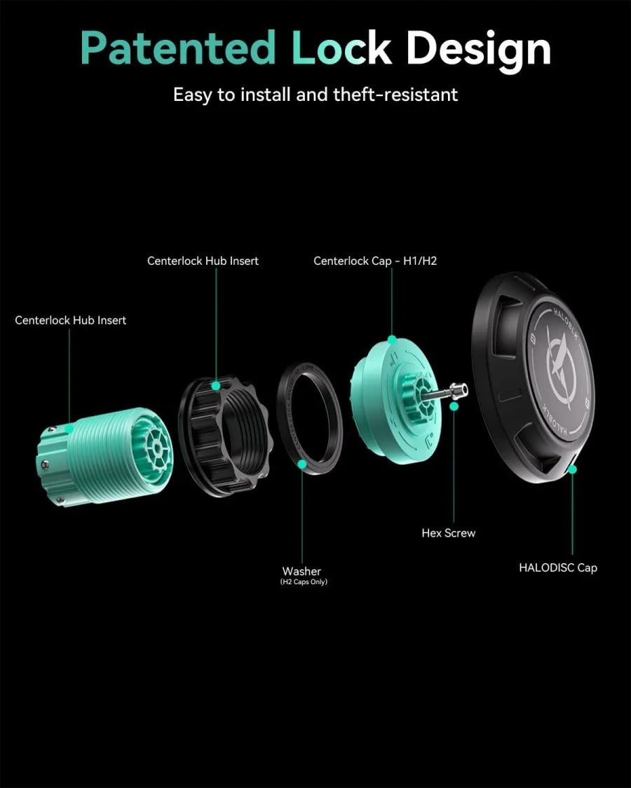 Haloblk Hub Caps — Tesla Model Y Juniper (19"/20")