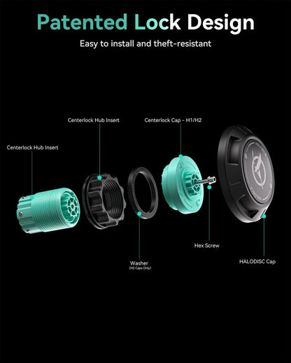 Haloblk Hub Caps — Tesla Model Y Juniper (19"/20")