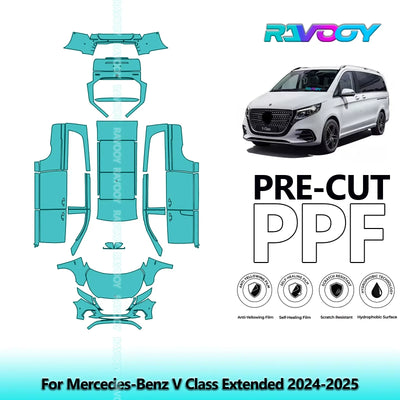 PPF Pre-Cut Kit — 2024-2025 Mercedes-Benz V-Class Extended — Full Vehicle