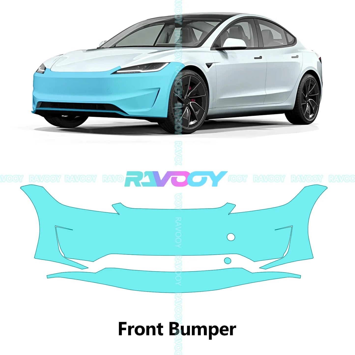 PPF Pre-Cut Kit — 2024-2025 Tesla Model 3 Performance