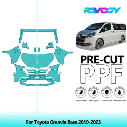PPF Pre-Cut Kit — 2019-2023 Toyota Granvia — Full Front