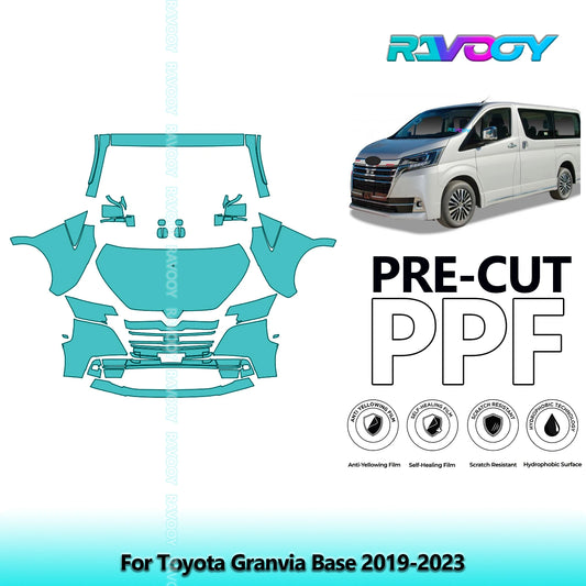 PPF Pre-Cut Kit — 2019-2023 Toyota Granvia — Full Front