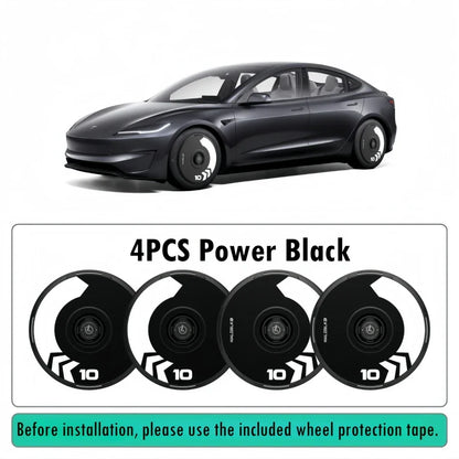 Haloblk Hub Caps — Tesla Model Y Juniper (19"/20")