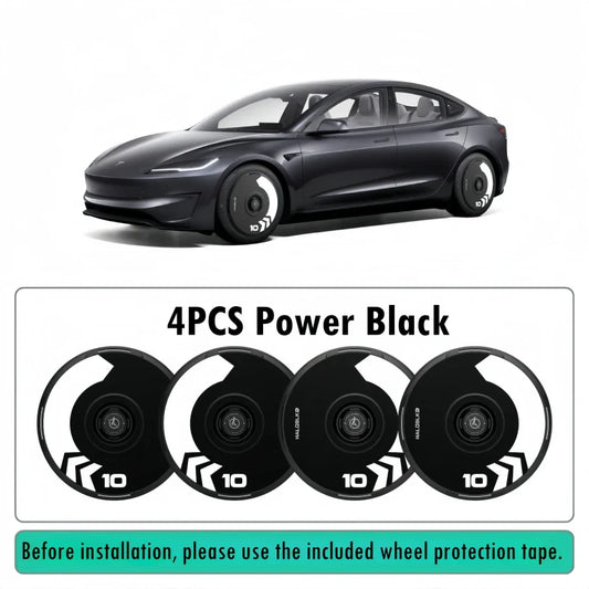 Haloblk Hub Caps — Tesla Model Y Juniper (19"/20")