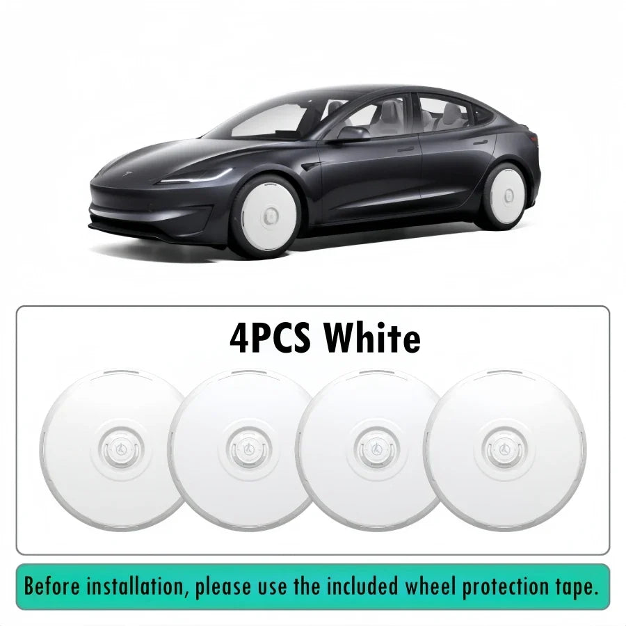 Haloblk Hub Caps — Tesla Model Y Juniper (19"/20")