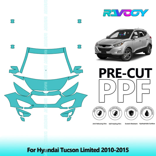 PPF Pre-Cut Kit — 2010-2015 Hyundai Tucson Limited — Full Front