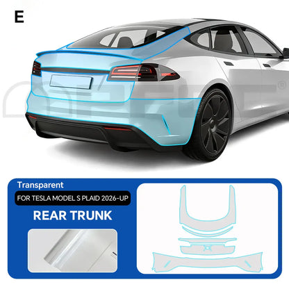 PPF Pre-Cut Kit — 2026 Tesla Model S Plaid — Full Vehicle