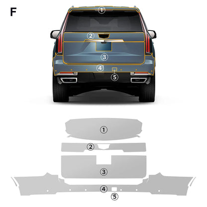 Precut PPF for Cadillac Escalade (2025+) | TPU Paint Protection Film Clear Bra