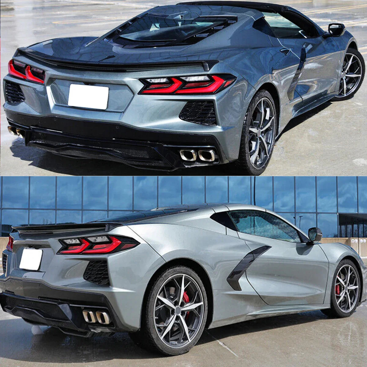 Low Profile Rear Spoiler for Chevrolet Corvette C8 Stingray / Z51 (2020–2026) | MagicKit
