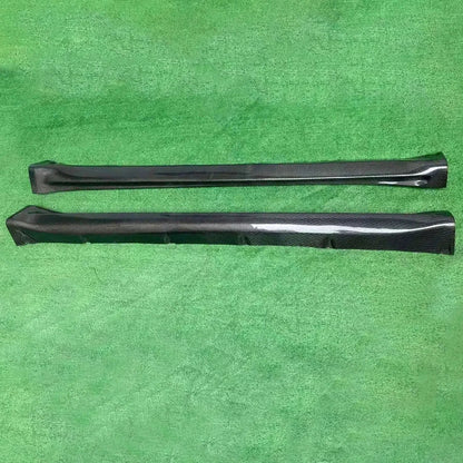 Real Carbon Fiber Side Skirt Splitters, Cupwings & Winglets for Tesla Model Y | Canards Body Kit