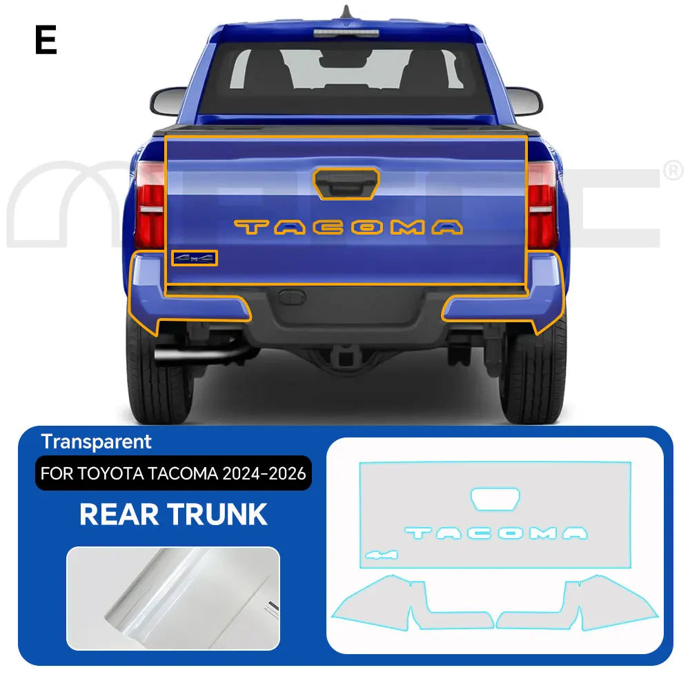 PPF Pre-Cut Kit — 2024-2026 Toyota Tacoma — Full Vehicle