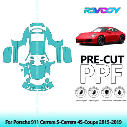 PPF Pre-Cut Kit — 2015-2019 Porsche 911 Carrera S / 4S — Full Vehicle