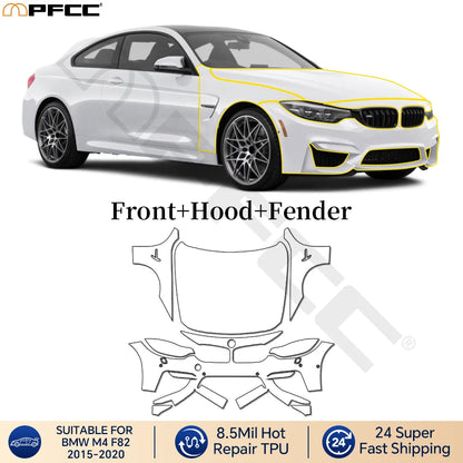 PPF Pre-Cut Kit — 2015-2020 BMW M4 F82 — Full Vehicle