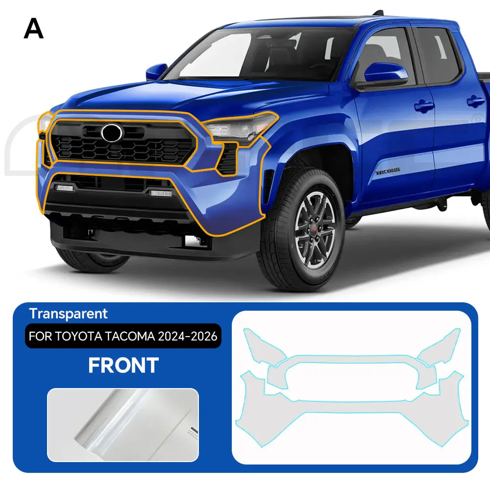 PPF Pre-Cut Kit — 2024-2026 Toyota Tacoma — Full Vehicle