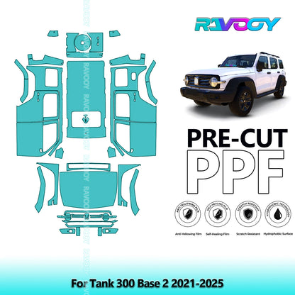 PPF Pre-Cut Kit — 2021-2025 Tank 300 Base — Full Vehicle